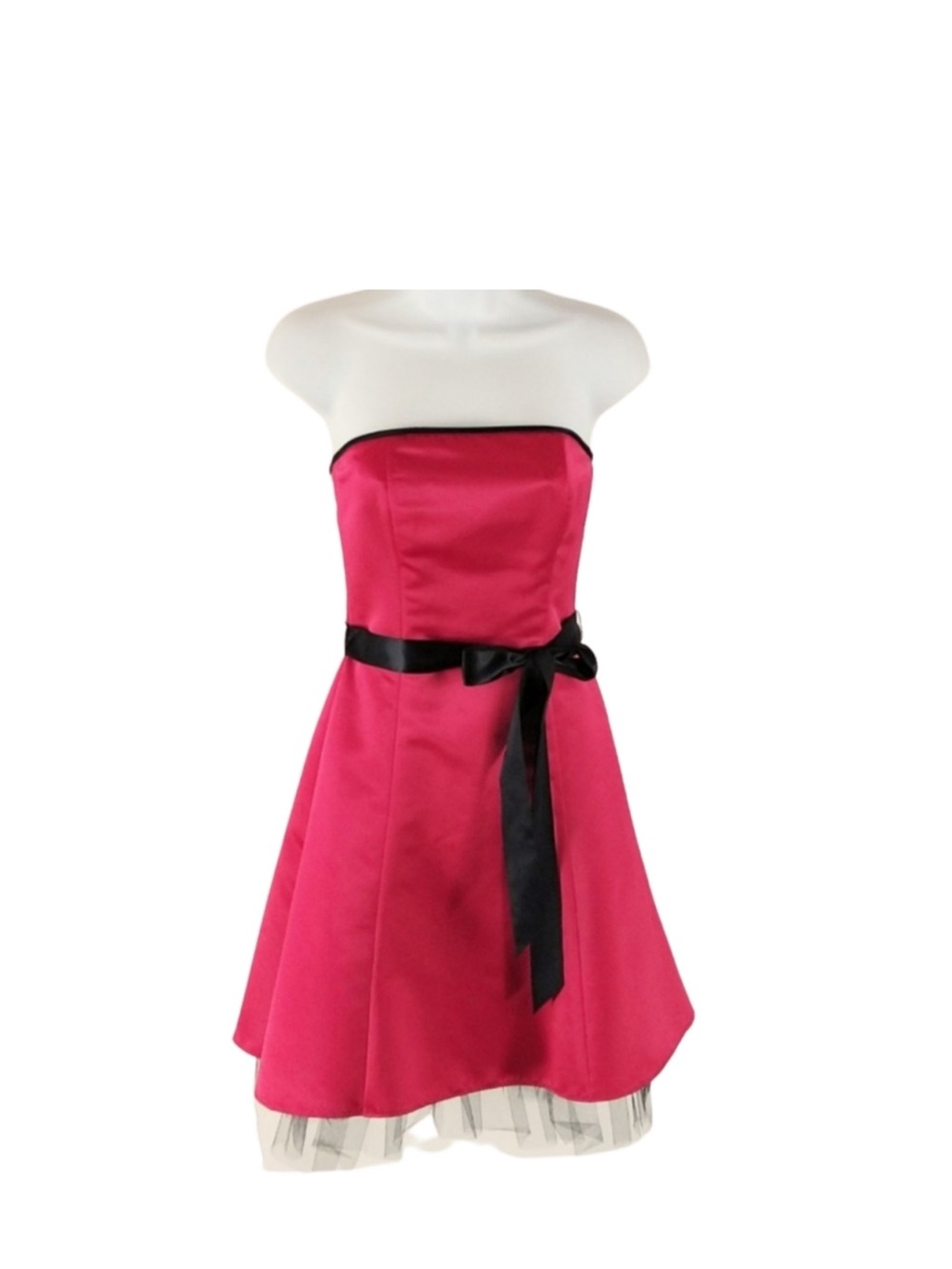Jessica McClintock for Gunne Sax pink strapless formal dress